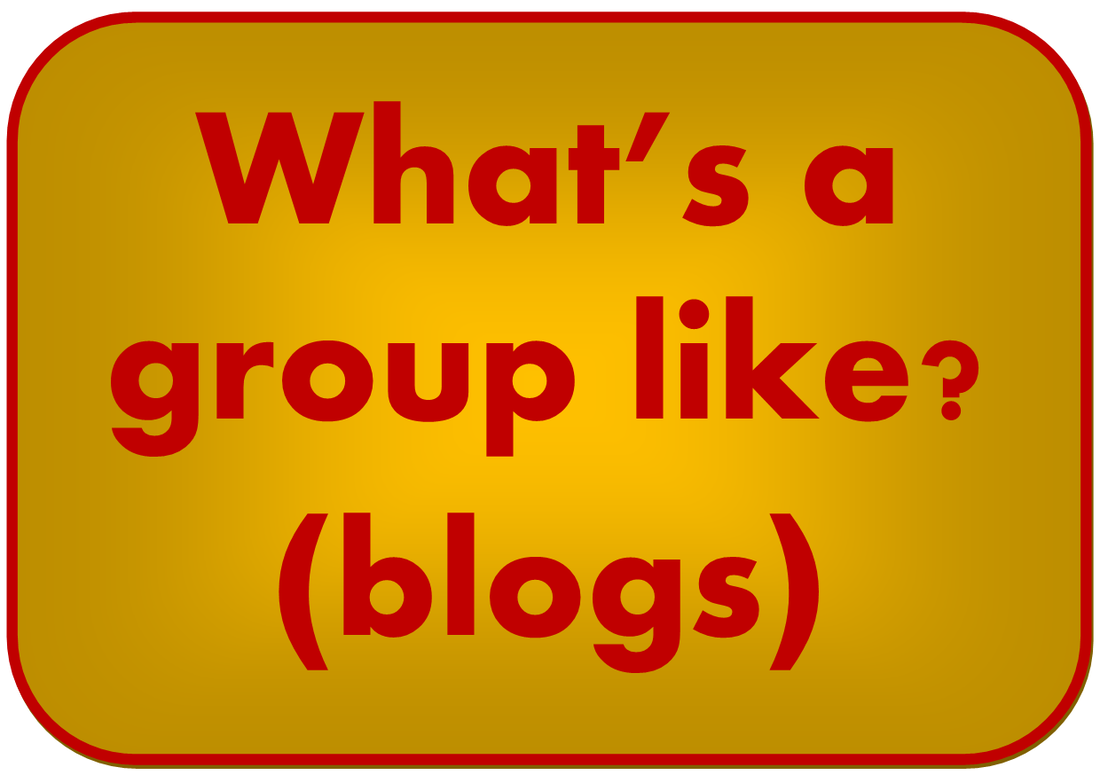 What's a group like. Blogs button