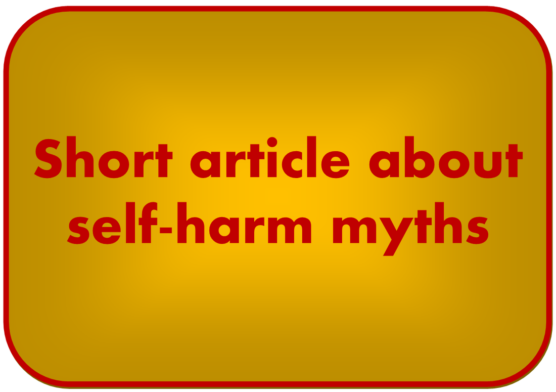 short article about self-harm myths button
