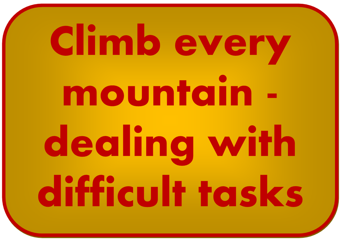 dealing with difficult tasks button 