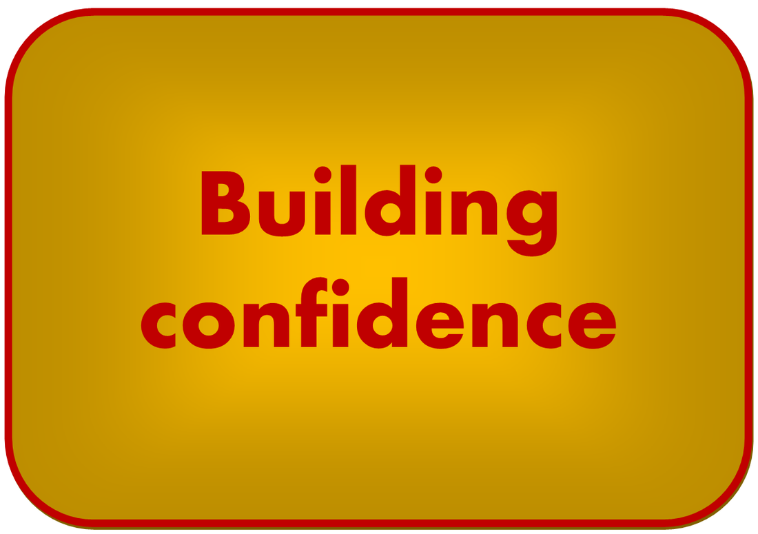 building confidence resource button