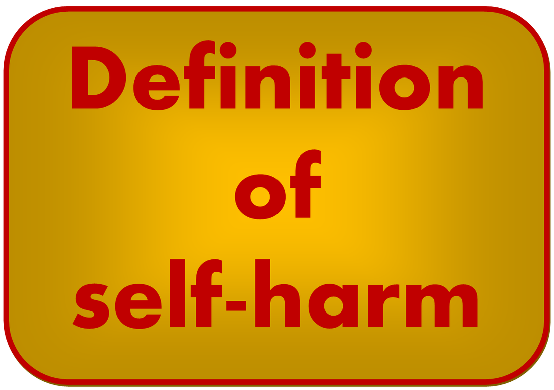 Definition of self-harm button