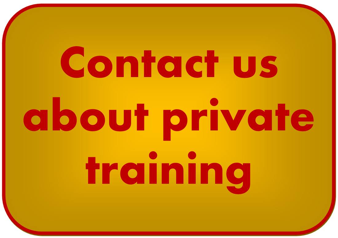contact us about private training button