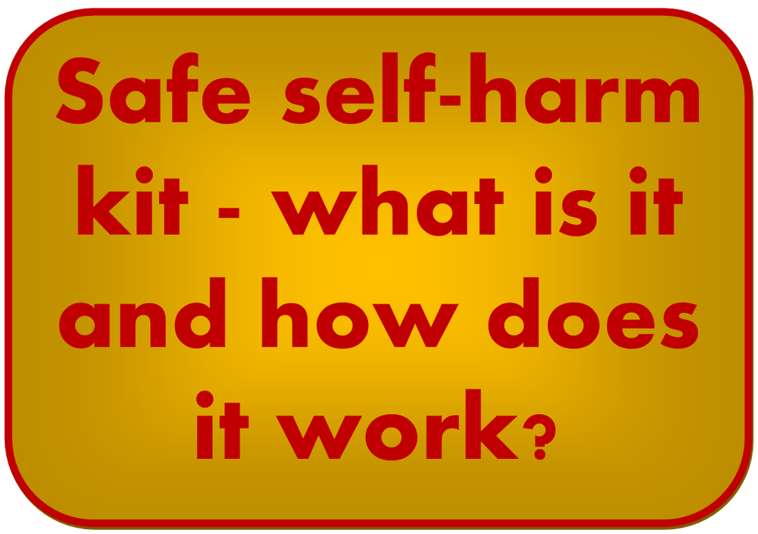 safe self harm kit button
