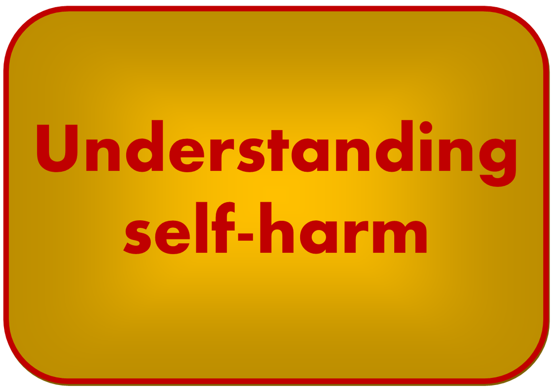 understanding self-harm resources button