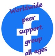 Online Facebook self-harm peer support group all ages