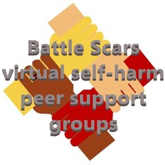 Virtual adult self-harm peer support group