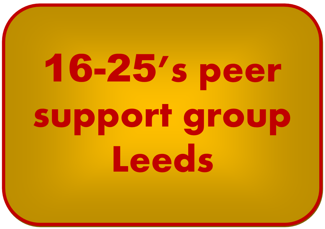 16-25s peer support group Leeds button