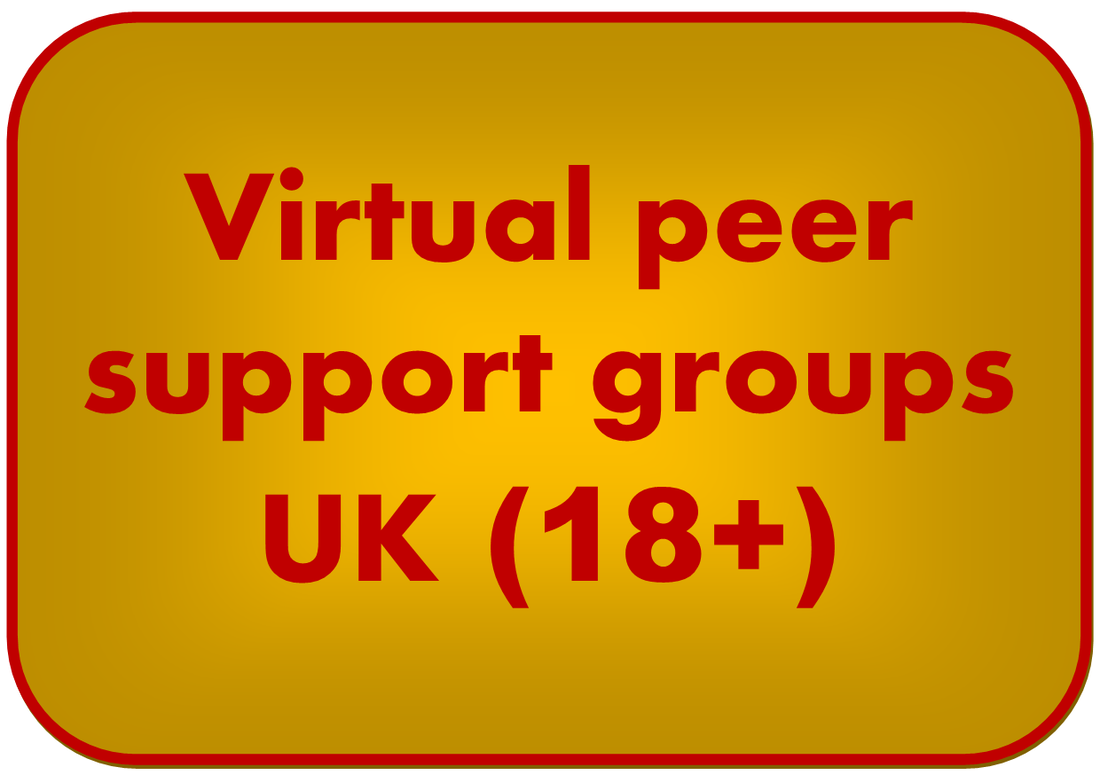 Virtual peer support groups UK 18 and over button